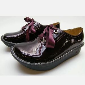 Alegria ABBI Plum 36 Size 6 to 6.5 Patent Leather